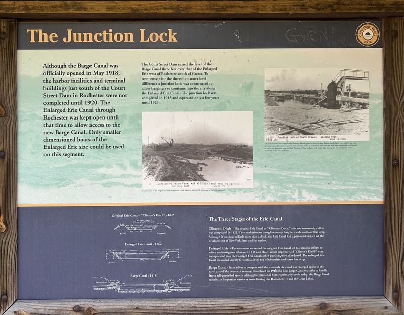 The Junction Lock side of marker image. Click for full size.