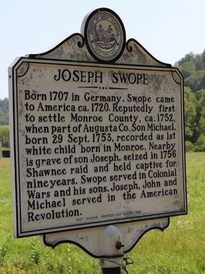 Joseph Swope Marker image. Click for full size.