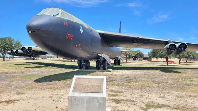 The Master Sgt. Samuel O. Turner Marker in front of a B-52. Click for full size. The Master Sgt. Samuel O. Turner Marker in front of a B-52 image. Click for full size.