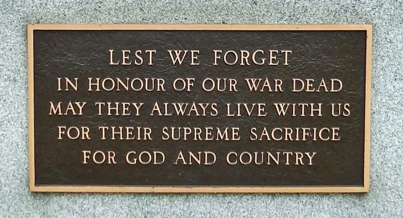 Webbwood Veterans Memorial image. Click for full size.
