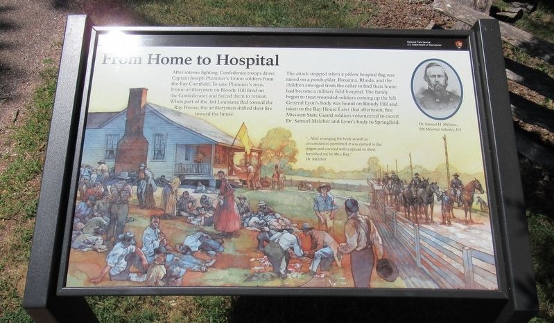 From Home to Hospital Marker. Click for full size. From Home to Hospital Marker image. Click for full size.