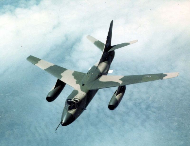 Douglas EB-66E Destroyer in flight image. Click for full size.