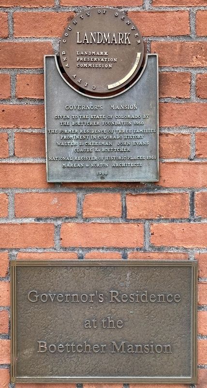 Governor's Residence Marker. Click for full size. Governor's Residence Marker image. Click for full size.