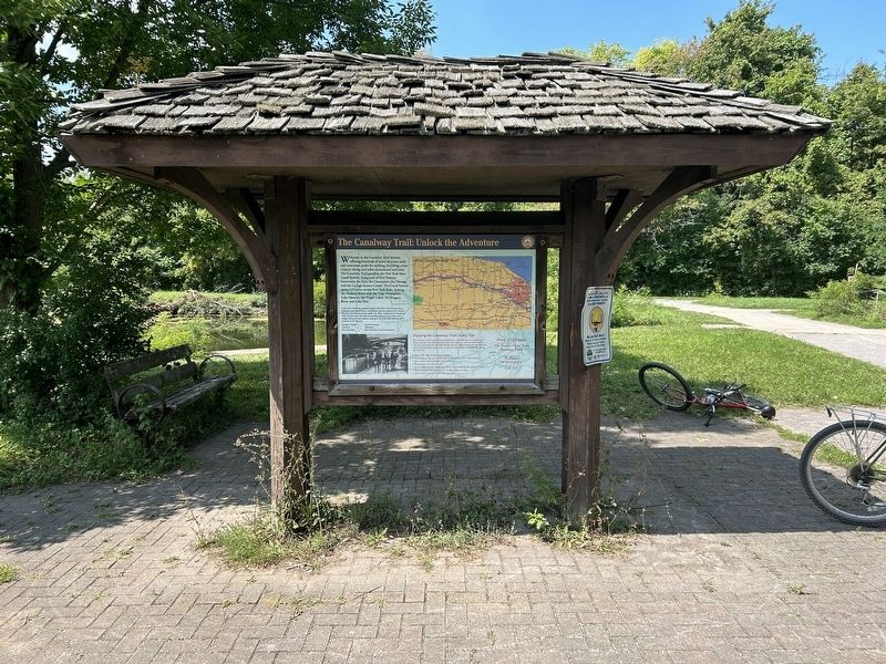 The Canalway Trail: Unlock the Adventure Side of Marker image. Click for full size.