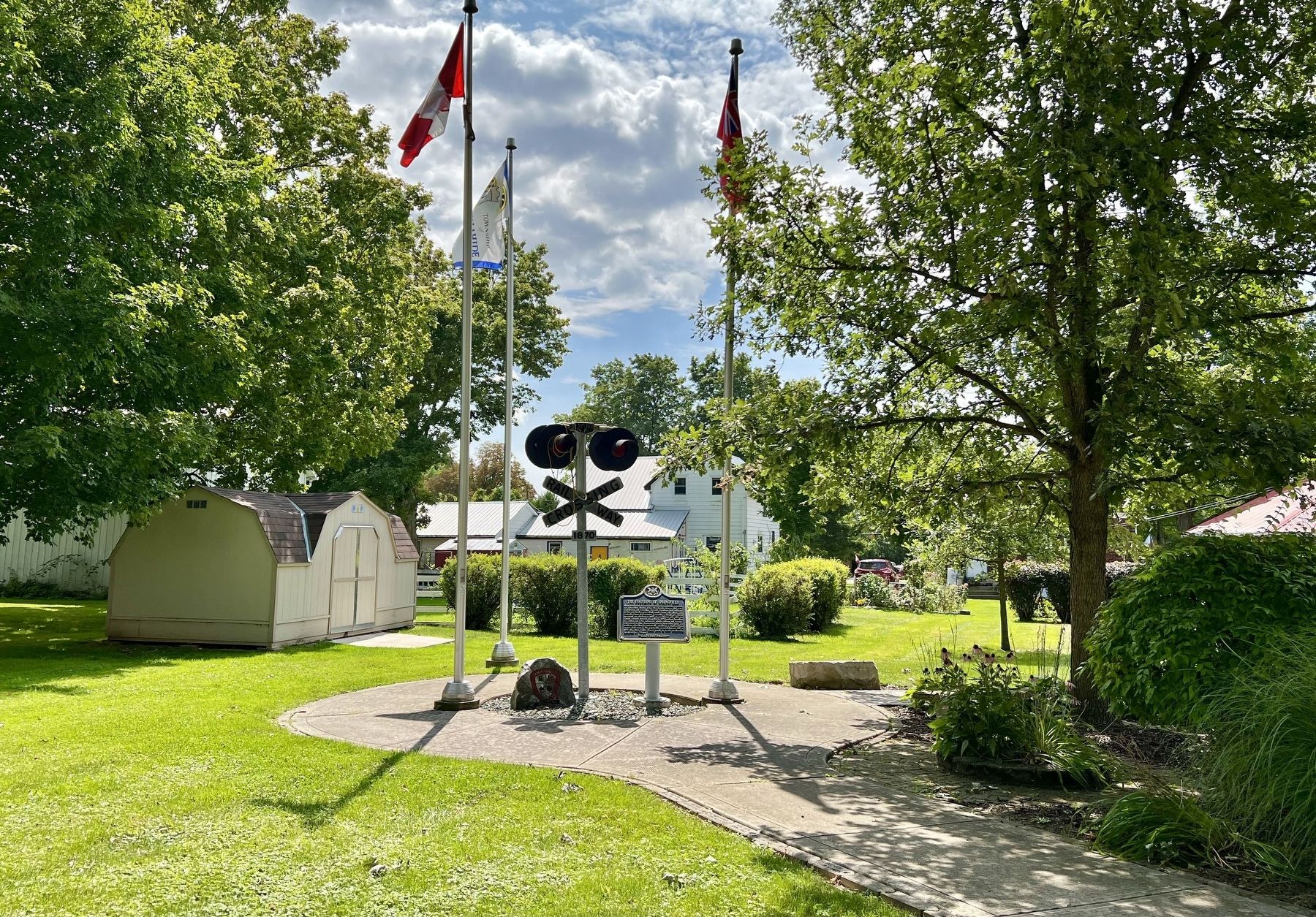 The Founding of Springfield Marker image. Click for full size.