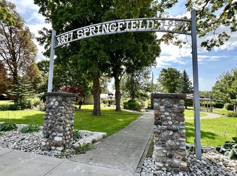 The Founding of Springfield Marker image. Click for full size.