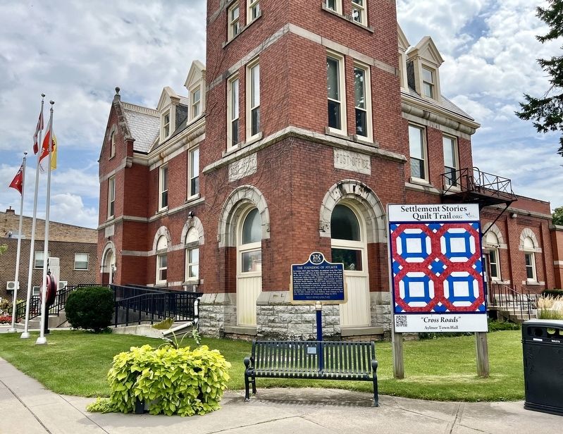 The Founding of Aylmer Marker. Click for full size. The Founding of Aylmer Marker image. Click for full size.