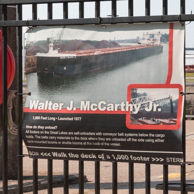 Walter J. McCarthy Jr. Marker image. Click for full size.
