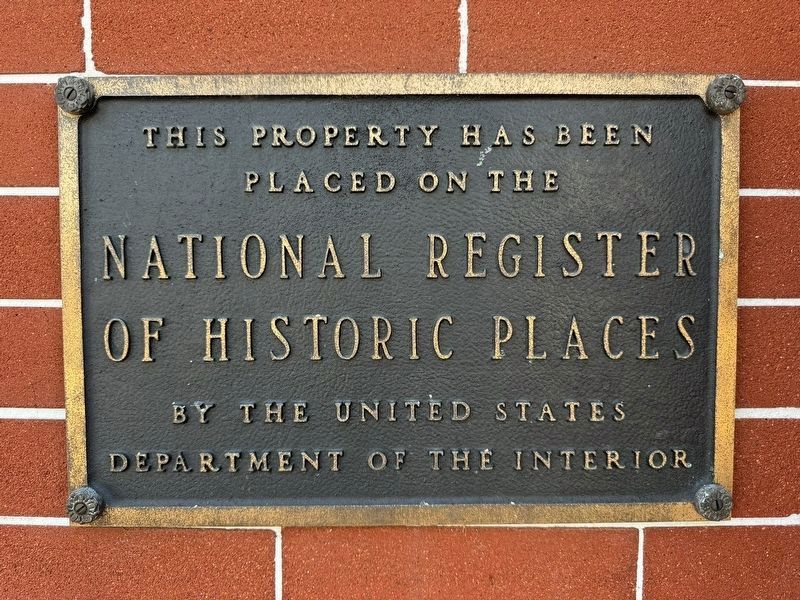 National Register Marker image. Click for full size.