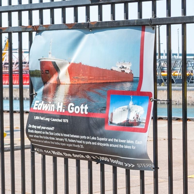 Edwin H. Gott Marker image. Click for full size.