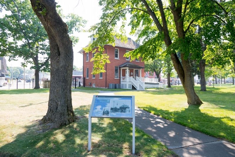 Weather Bureau Building and Marker in August. Click for full size. Weather Bureau Building and Marker in August image. Click for full size.
