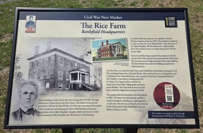 The Rice Farm Marker image. Click for full size.