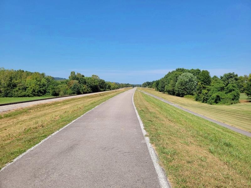 Ohio River Levee Trail. Click for full size. Ohio River Levee Trail image. Click for full size.