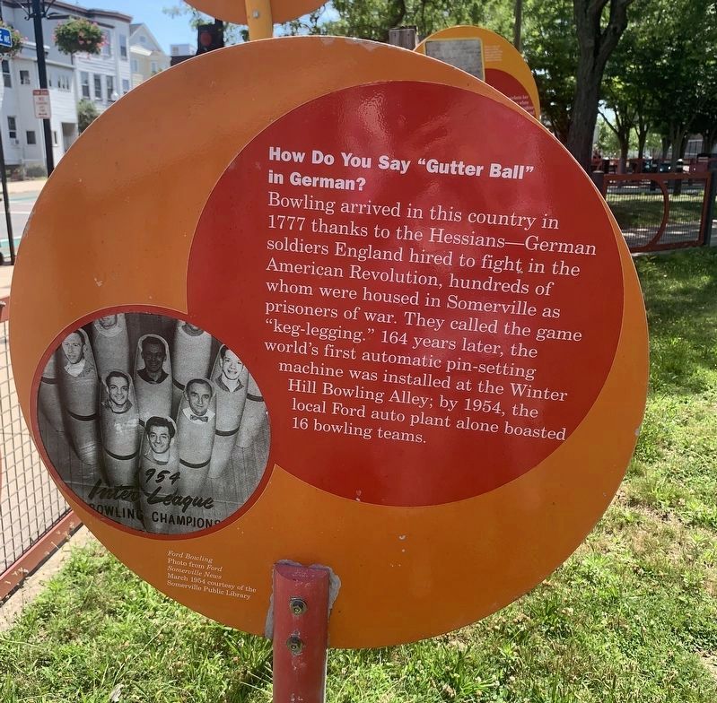 How Do You Say "Gutter Ball" In German Marker image. Click for full size.
