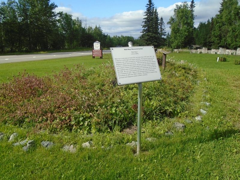 Walt Myar Memorial Garden and Marker. Click for full size. Walt Myar Memorial Garden and Marker image. Click for full size.