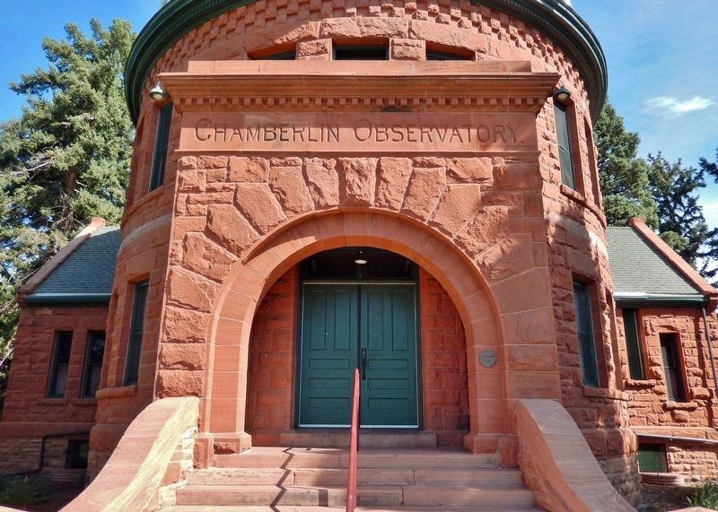 Chamberlin Observatory Marker. Click for full size. Chamberlin Observatory Marker image. Click for full size.