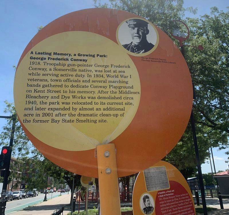 A Lasting Memory, a Growing Park: George Frederik Conway Marker. Click for full size. A Lasting Memory, a Growing Park: George Frederik Conway Marker image. Click for full size.