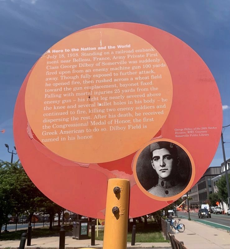 A Hero to the Nation and the World Marker. Click for full size. A Hero to the Nation and the World Marker image. Click for full size.