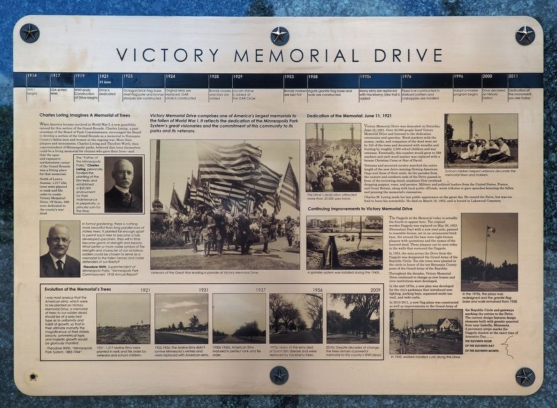 Victory Memorial Drive Marker. Click for full size. Victory Memorial Drive Marker image. Click for full size.