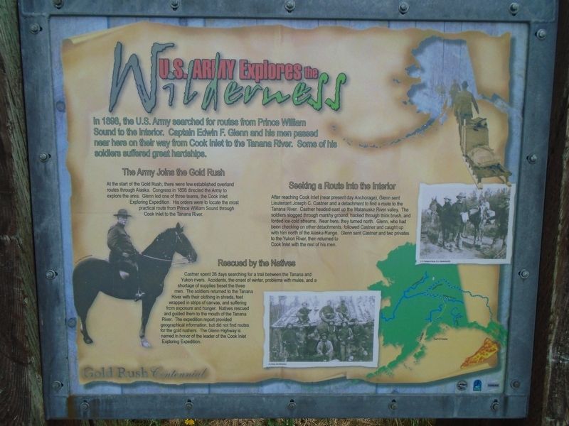 U.S. Army Explores the Wilderness Marker. Click for full size. U.S. Army Explores the Wilderness Marker image. Click for full size.
