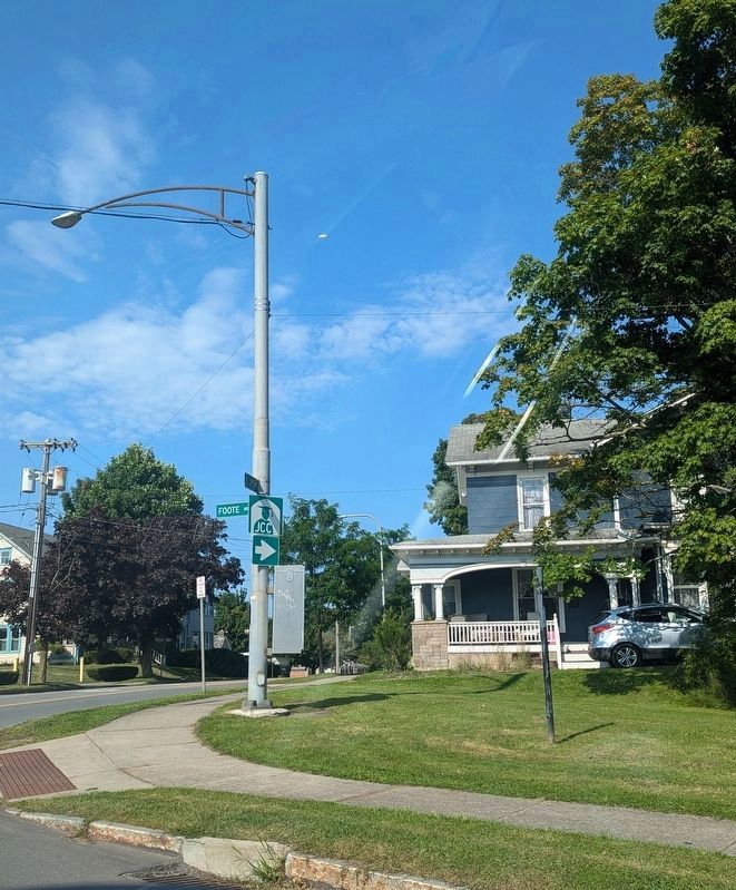 Site of Methodist Church Marker MISSING. Click for full size. Site of Methodist Church Marker MISSING image. Click for full size.