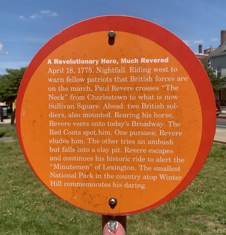 A Revolutionary Hero, Much Revered Marker image. Click for full size.