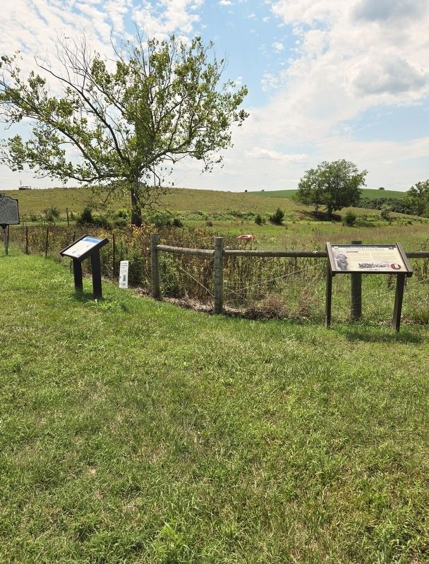 DuPont and the Union Retreat Marker. Click for full size. DuPont and the Union Retreat Marker image. Click for full size.