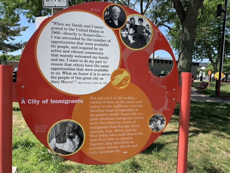 A City of Immigrants Marker image. Click for full size.
