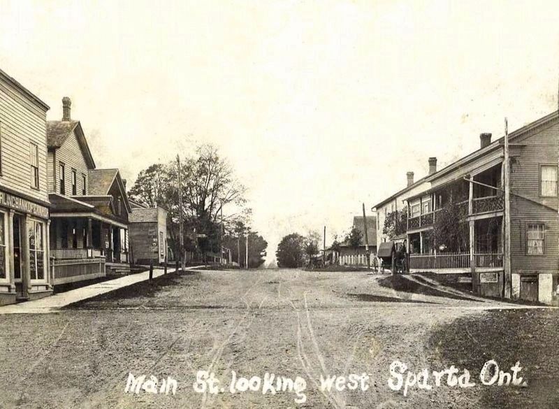Main Street in Sparta, ca 1910. Click for full size. Main Street in Sparta, ca 1910 image. Click for full size.