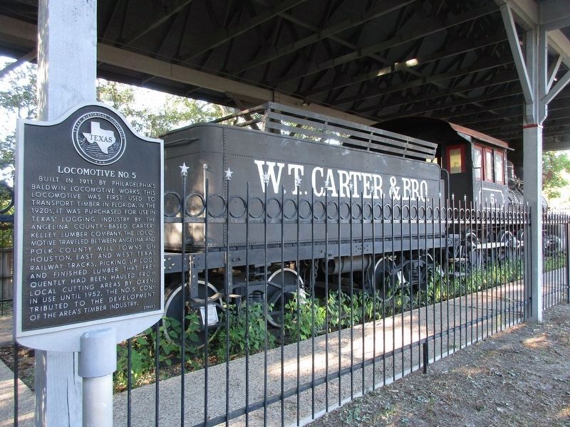Locomotive No. 5 Marker. Click for full size. Locomotive No. 5 Marker image. Click for full size.