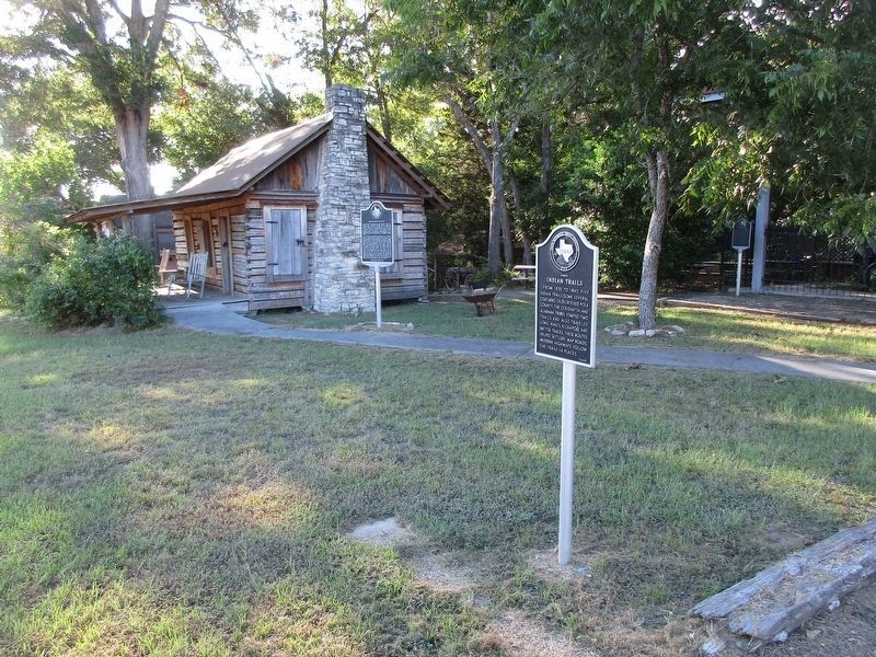 New location of Early Indian Trails Marker. Click for full size. New location of Early Indian Trails Marker image. Click for full size.