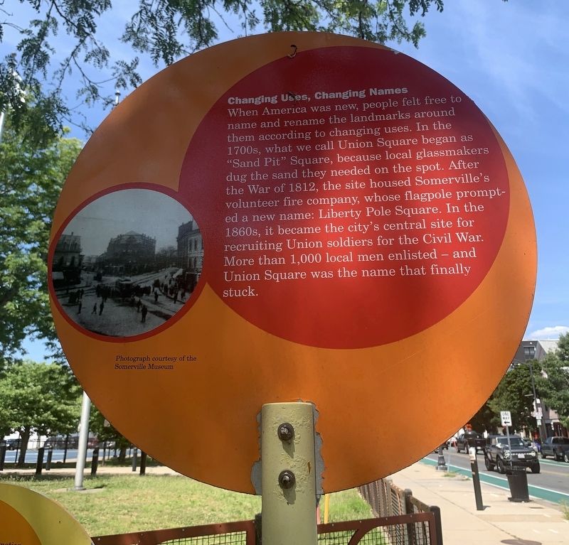 Changing Uses, Changing Names side of marker. Click for full size. Changing Uses, Changing Names side of marker image. Click for full size.