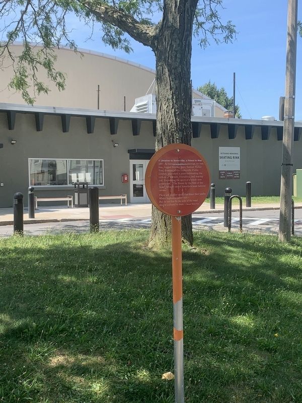 A Librarian To Somerville, A Friend To Man Marker image. Click for full size.