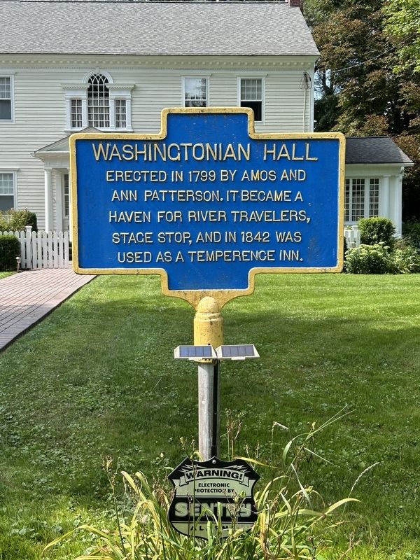 Washingtonian Hall Marker image. Click for full size.