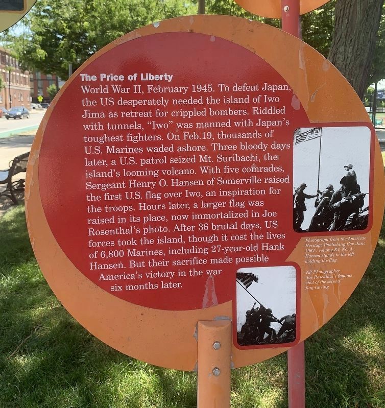 The Price of Liberty Marker image. Click for full size.