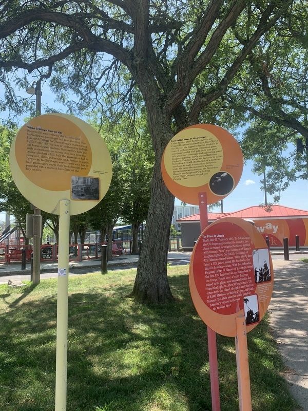 Markers in Conway Park image. Click for full size.