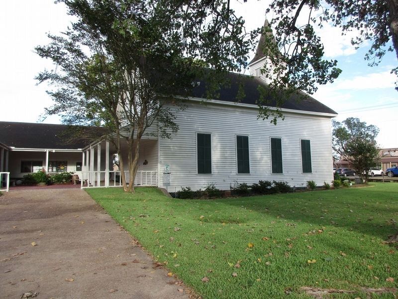 New location of Coldspring Methodist Church Marker. Click for full size. New location of Coldspring Methodist Church Marker image. Click for full size.