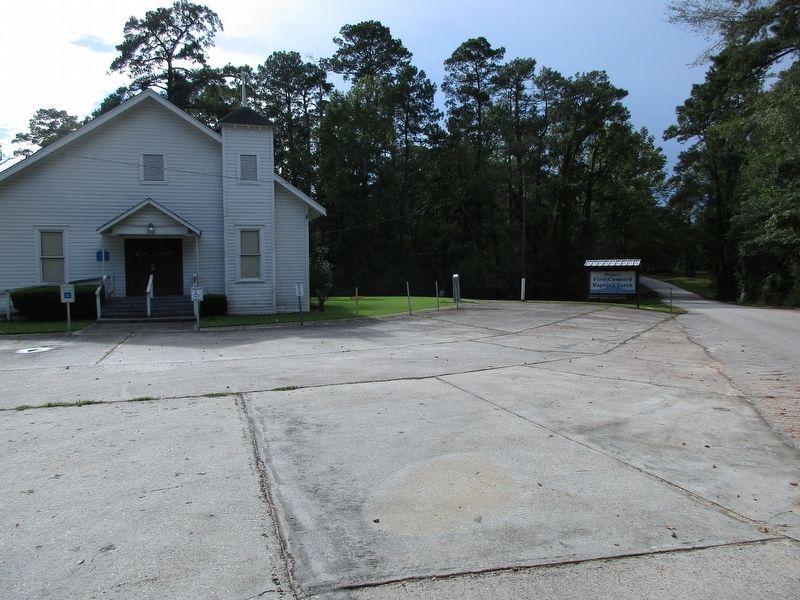 Site of Concord Baptist Church Marker. Click for full size. Site of Concord Baptist Church Marker image. Click for full size.