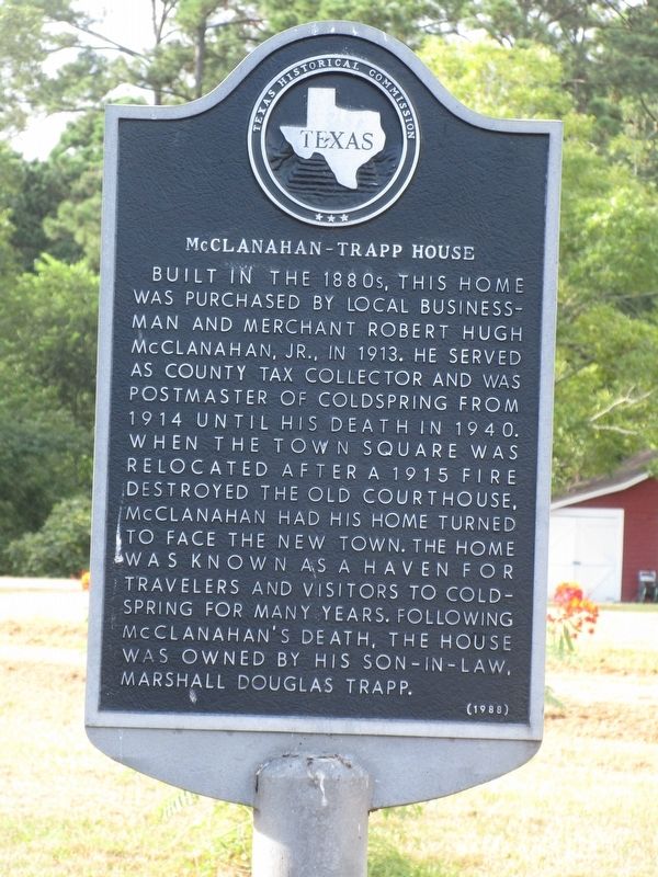 McClanahan-Trapp House Marker. Click for full size. McClanahan-Trapp House Marker image. Click for full size.