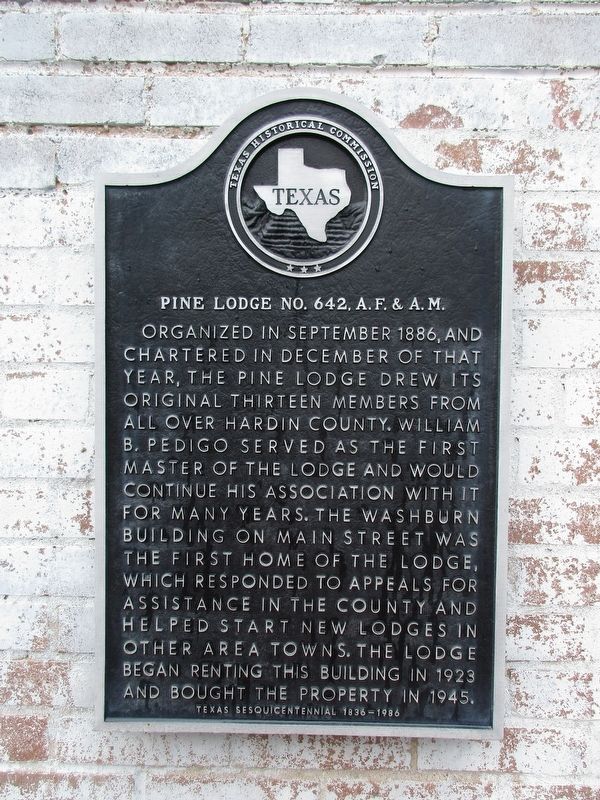Pine Lodge Marker image. Click for full size.