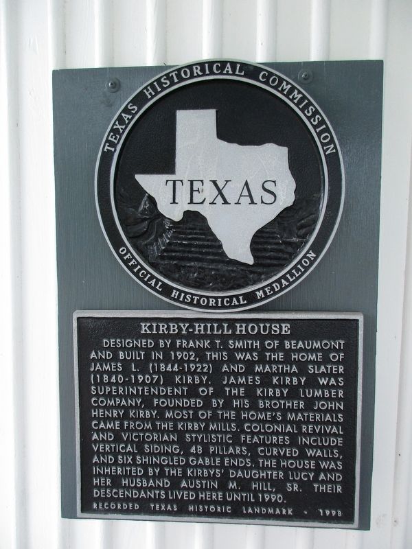 Kirby-Hill House Marker image. Click for full size.