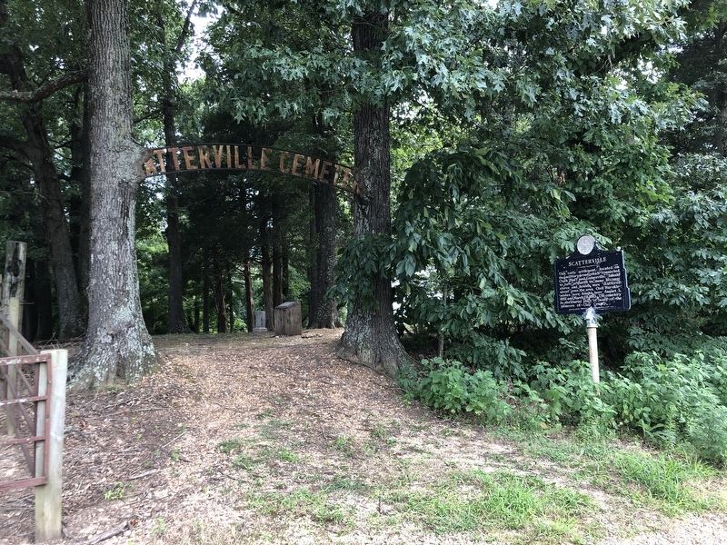 Scatterville Marker. Click for full size. Scatterville Marker image. Click for full size.