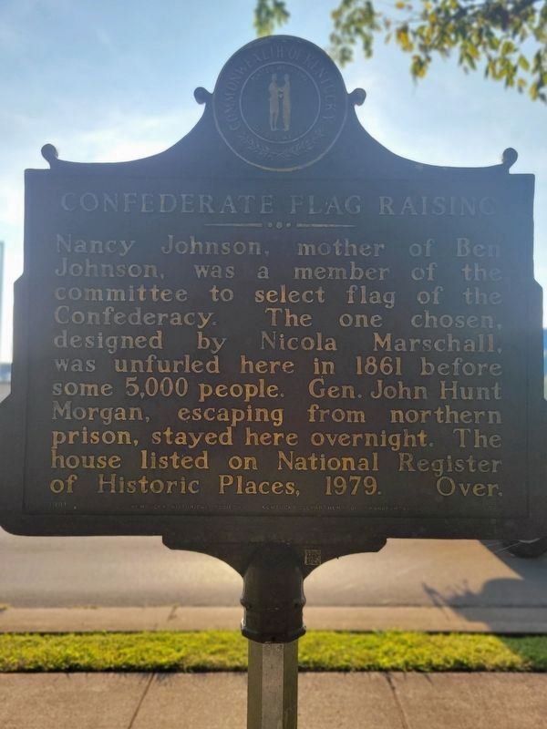 Ben Johnson House Marker image. Click for full size.