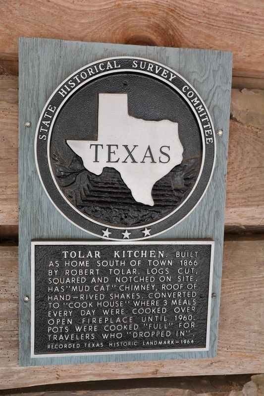 Tolar Kitchen Marker. Click for full size. Tolar Kitchen Marker image. Click for full size.