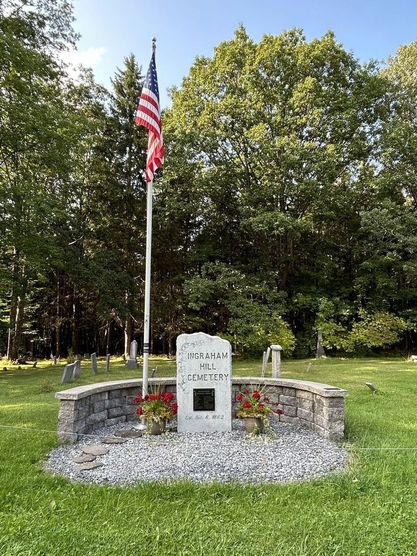 Ingraham Hill Cemetery Marker image. Click for full size.