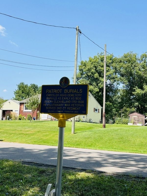 Patriot Burials Marker image. Click for full size.