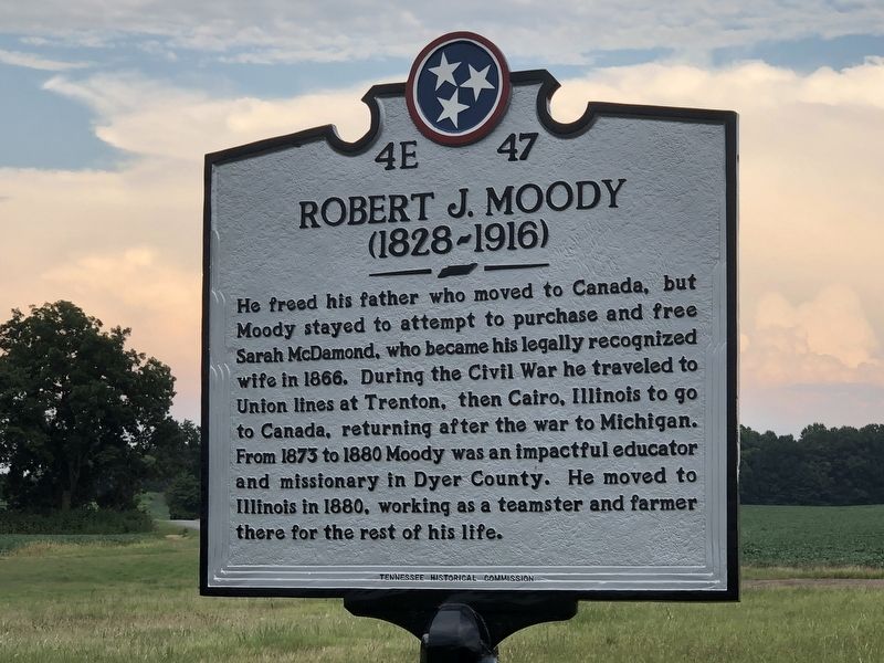 Robert J. Moody Marker, Side Two. Click for full size. Robert J. Moody Marker, Side Two image. Click for full size.