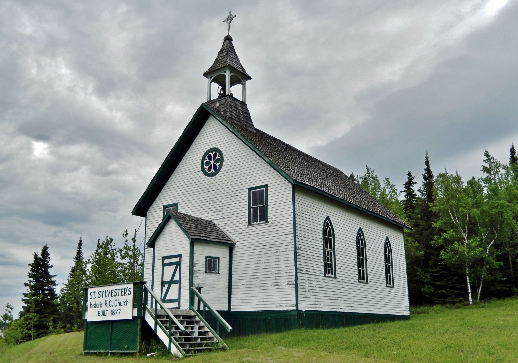 St. Sylvester's Mission Church. Click for full size. St. Sylvester's Mission Church image. Click for full size.