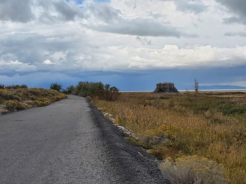 Walking trail to Black Rock. Click for full size. Walking trail to Black Rock image. Click for full size.