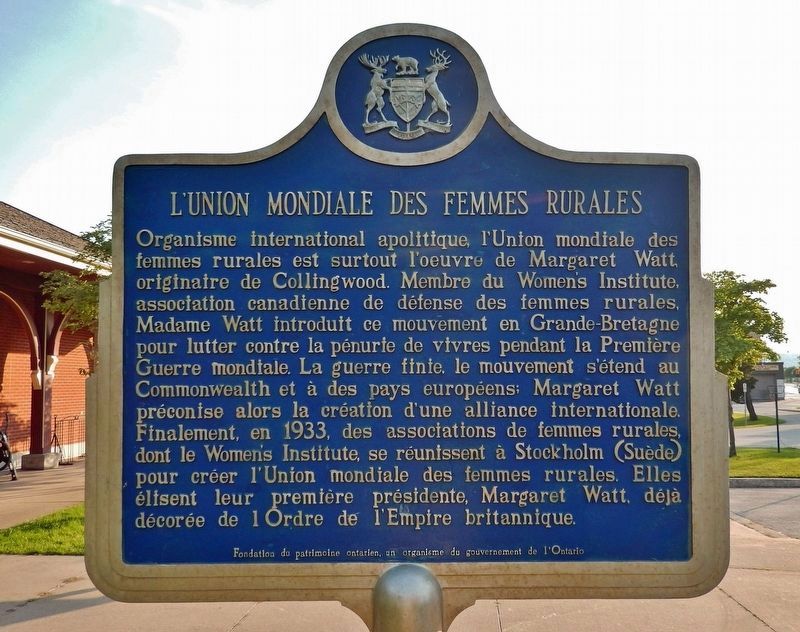 L'union mondiale des femmes rurales <br>(<i>marker east side</i>) image. Click for full size.
